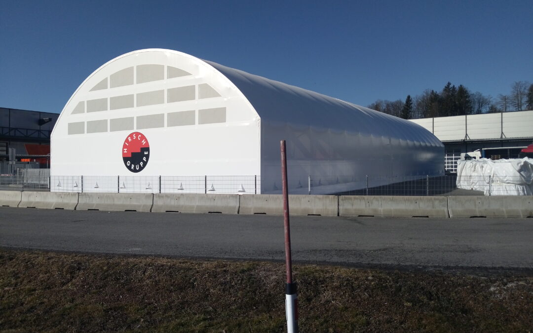 Hala za skladiščenje stiroporaHirsch GmbH